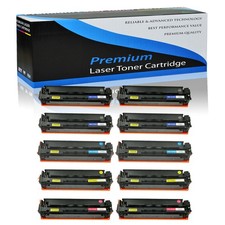 10PK CF500A-CF503A BK C/MY Toner Set For HP 202A LaserJet Pro M254dw M254nw M281 picture