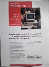 [Artificial intelligence] NeuralWorks Professional II on IBM PCs  - flyer, 1989 picture