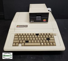 Apple IIe Computer A2S2064 DISK II A2M0003 Drive w/ Super Serial & 80-Col Cards picture