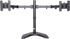 Dual Monitor LED LCD TV Swivel Free Standing Desk Mount Stand 21 22 23 24 26 27