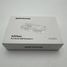 Anyoyo 40Gbps M.2 NVMe to USB C Built-in Fan SSD Enclosure EC-6902pro picture