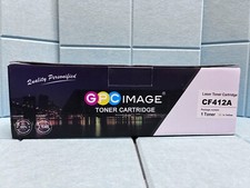 GPC Image HP 410 Single Toner Cartridge HE-CF412A Yellow NEW picture