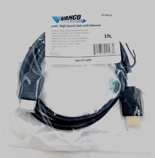 Vanco 255003X 3' Ft HDMI High Speed Cable with Ethernet picture