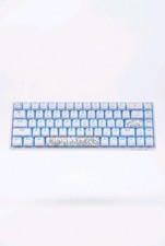 TMKB T63SE Mechanical Keyboard Custom Themed Technology Gaming White Blue Light  picture
