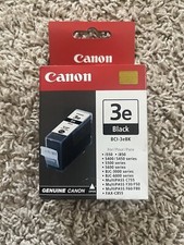 CANON BCI-3eBK Black Ink Tank Genuine New Factory Sealed 27 ml OEM Genuine Canon picture