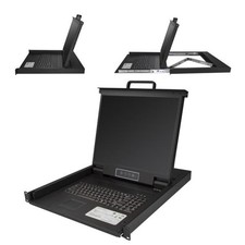 Startech Rkcons1901 Vga Rackmount Kvm Console Integrated Lcd Monitor Switch picture