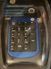 GE Retractable USB Number Pad 98463 Blue picture