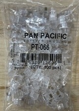 Pan Pacific PT-066 Modular Plug RJ11 6P6C for Flat Cable, Pack of 100 picture