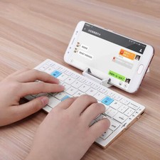 BOW HB199 Foldable Mini Bluetooth Keyboard For HUAWEI Mate XT Ultimate Mate X5 picture