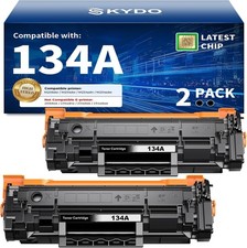 134A W1340A Black Toner 2-Pack w/ Chip for HP LaserJet M209dw M234dw New picture