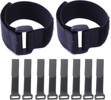10 Pack 1x12 Inch Reusable Nylon Cable Straps with Buckle Cord Organizer picture