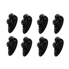8Pcs Reusable Cable Clips for Car Cable Management Black Strong Adhesive picture