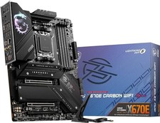 MSI MPG X670E CARBON WIFI Motherboard AMD Ryzen 7000 Series AM5 Compatible X670 picture