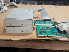 2x Retro Vintage CD-ROM CDROM Mitsumi CRMC-LUOO5S WITH 74-1645A 16bit IF Cards picture