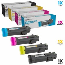 LD Compatible Xerox 6510/6515 Toners: HY Black & Extra HY Cyan, Magenta, Yellow picture