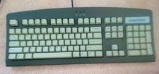 eMachine Keyboard 7800 Grey Wired PS/2 Connection Vintage picture