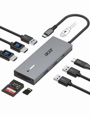 Acer USB C Docking Station Dual HDMI 4K@60Hz, 9-in-1 Laptop Dock 100W PD picture