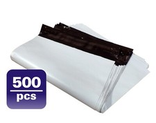 500 14.5X19 M7 WHITE POLY MAILERS SHIPPING ENVELOPES PLASTIC BAGS 500#M7 picture