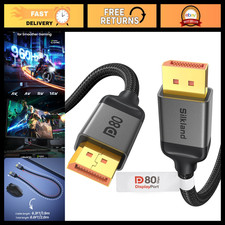 High-Speed 80Gbps DisplayPort 2.1 Cable, VESA Certified, 6.6FT/2M, DP80 HDR picture
