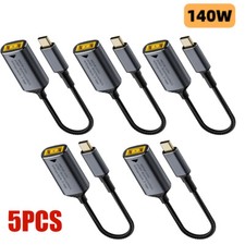 5X Laptop Charger TO USB Type C  Adapter Charging Cable For Lenovo Thinkpad 140W picture