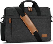 Sleeve for 17-17.3 Inch Laptop, Water-resistant Canvas, Slim Dark Grey Cover picture