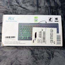 Rii Mixed Color Led Backlit Multimedia Gaming Keyboard (RK104) picture