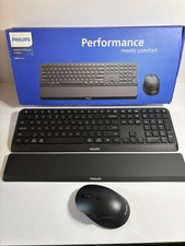 Philips 6000 Series Wireless Keyboard Mouse Combo, Bluetooth, 3-Device, Black picture