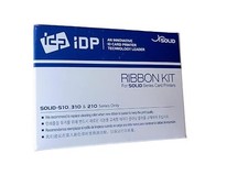 BLACK - MEEZ INDIA IDP SOLID 510D/310D/210 SERIES FULL PANEL RIBBON YMCKO picture