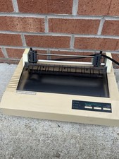 Vtg Blue Chip Co Dot Matrix Printer Model M120/NLQ For Parts Untested Turns On picture