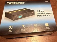 TRENDnet TPE-S50 5-Port 10/100 Fast Ethernet PoE Unmanaged Switch RJ-45 picture