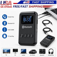 USB Bluetooth 5.0 Transmitter Receiver 4in1 Wireless Audio 3.5mm Aux Car Lot picture
