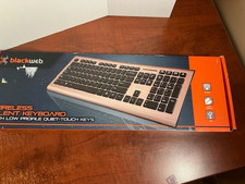 Blackweb Wireless Silent Keyboard 2.4GHz Low Profile Quiet Touch Keys New Sealed picture