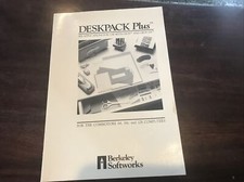 Berkeley Softworks Desk Pack Plus Manual Commodore 64 64c 128 picture