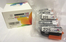 Miss Deer HIGH PERFORMANCE Ink Cartridges Compatible Replacement 225 Black 5pc picture