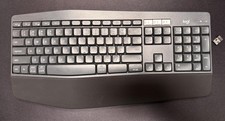 Logitech K850 Wireless Bluetooth Keyboard, USB Unifying Receiver included, Black picture