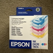 Epson Cartridges T048920 Multipack 5 Color Ink Printer Old Stock picture