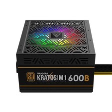 GAMDIAS 600W Bronze PSU, RGB Gaming PC Power Supplies 600W 80 Plus Bronze Cer picture