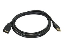 Monoprice USB 2.0 Type-A Male to Type-A Female - Extension Cable, Gold Plated, 2 picture