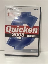 Quicken 2003 basic intuit Windows 95 98 2000 ME/Xp New picture