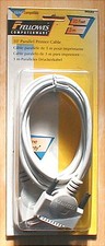 Fellowes 10' Parallel Printer Cable; SEALED NEW; DB25 Male to Centronics 36 Male picture