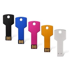 16GB Key Shape USB Flash Drive 5 Pack, Metal Thumb Drive USB2.0 Flash Disk Me... picture