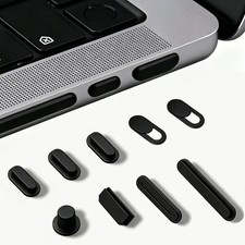 9 PCS Dust Plug Cover for MacBook Air 13.6