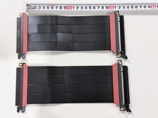 LINKUP AVA5 PCIe 5.0 x16 Riser Cable 20cm Straight GPU Riser - Working picture