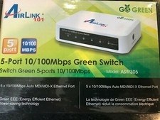 AirLink 101 5-Port Gigabit 10/100/Mbps Green Ethernet Network Switch ASW305 picture