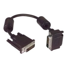 L-COM DVIDD-RA2-3 Dual Link DVI Cable Male / Male Right Angle Top (3 Ft), 3 PACK picture