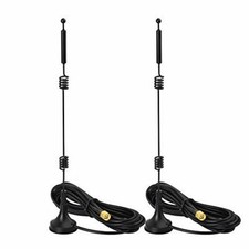 2 ,Bingfu Dual Band WiFi 2.4GHz 5GHz 9dBi Magnetic Base MIMO RP-SMA Male Antenna picture