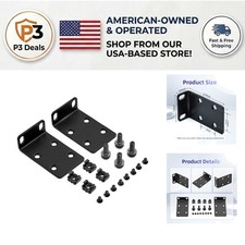 19-Inch Rack Mount Kit for Cisco Switches - Durable Ears & Screws Included picture