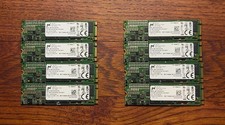 LOT OF 8 Micron 256GB M.2 2280 SATA III SSD 1100 Series MTFDDAV256TBN picture