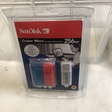 SanDisk 256MB Cruzer Micro USB 2.0 Flash Drive — SDCZ4-256-A10 (New) picture
