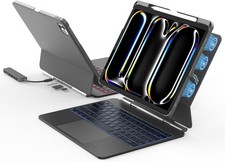 LAUDTEC Magnetic Keyboard Case with 5-in-1 Hub for iPad Pro & Air 13-inch picture